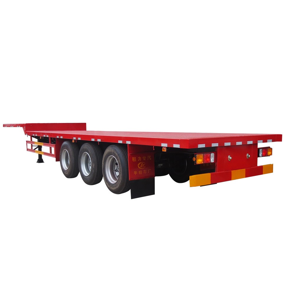 3 Axle 70 Ton Drop Deck Semi Trailer