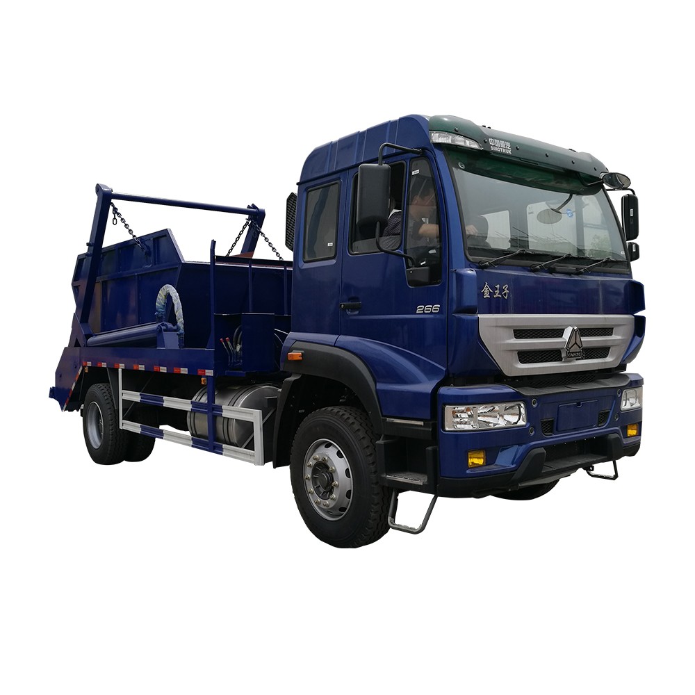 Sinotruk 10 Cbm รถยกขยะไฮดรอลิก