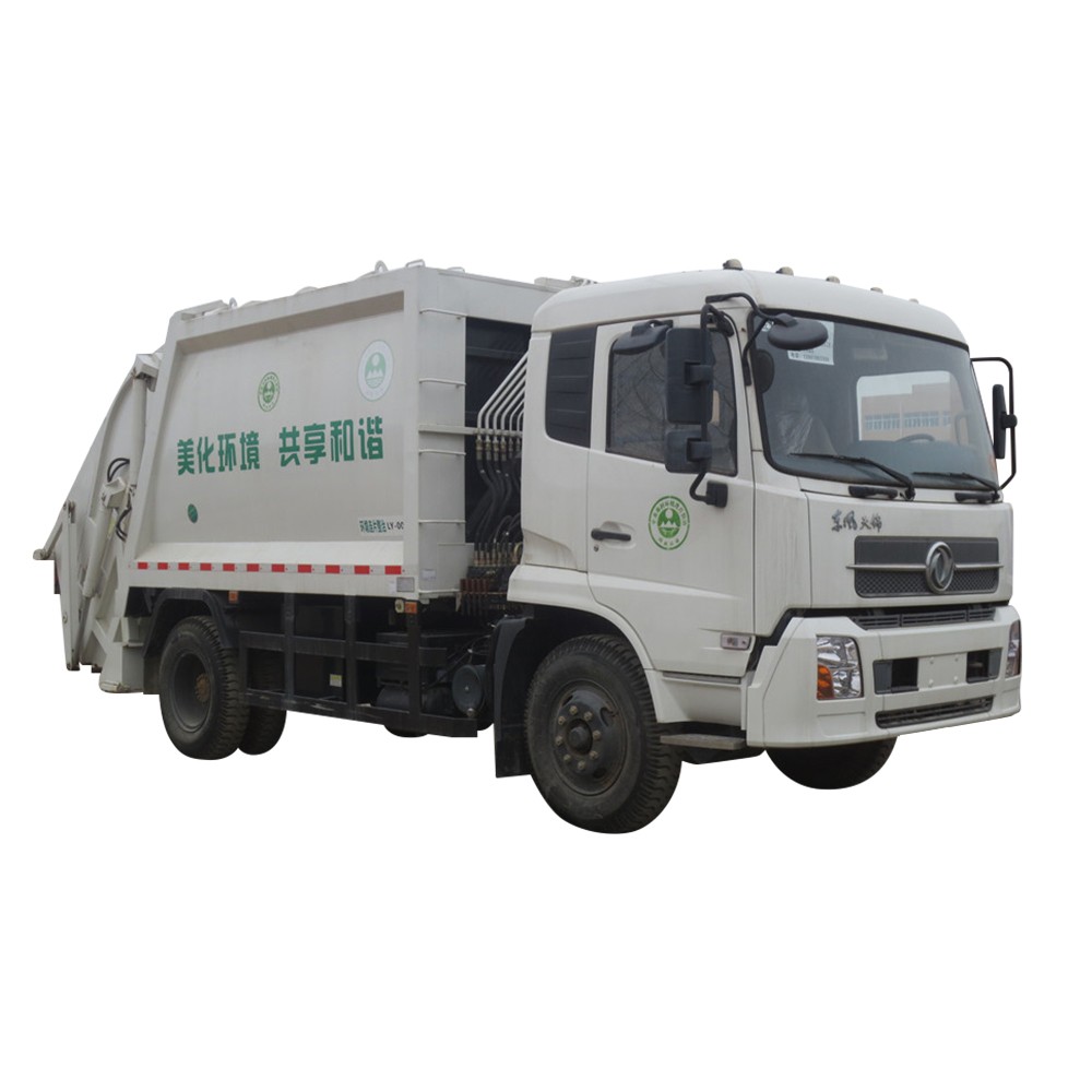 Dongfeng 10 Cbm Compactor รถบรรทุกขยะ