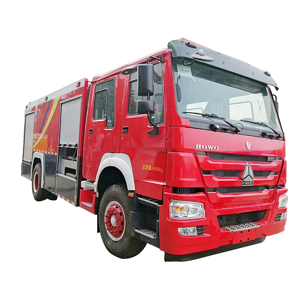 Howo 10000 Liters Water Tank Fire Truck